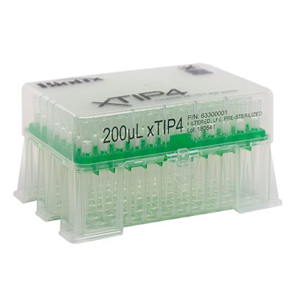 Biotix 10-200 µL LTS Racked, Filtered, Sterilized 960-pk (10 x 96 rack)