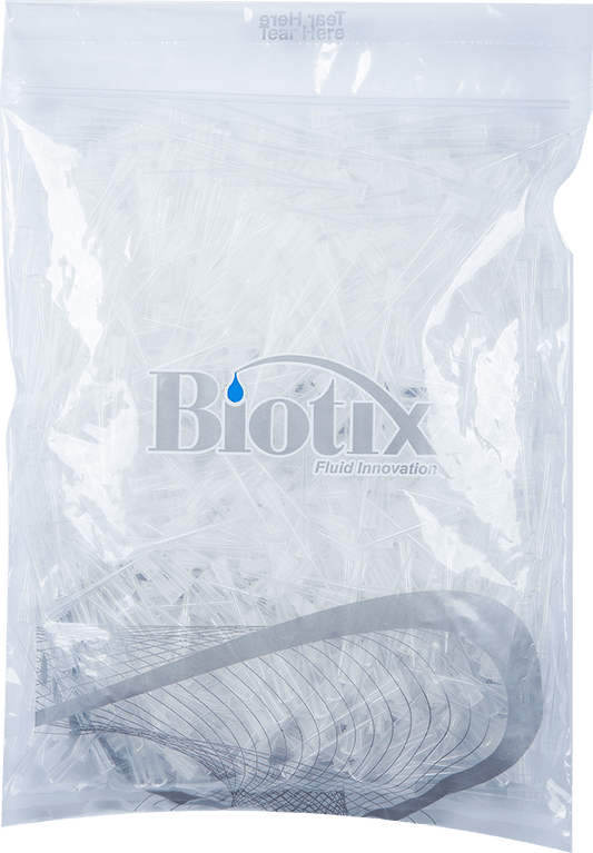 Biotix 0.1-10 µL Bulk Universal Pipette Tips 1,000 tips/bag