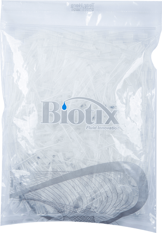 Biotix 100-1250 µL Bulk Universal Pipette Tips 1,000 tips/bag
